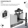 HumanCentric Large DSLR Monitor Desk Camera Monitor VESA Microphone Clamp Tripod 100x100mm Hardware Included Mount, Mount, Light, Webcam, Arm, Shelf,