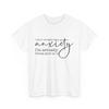 Lustiges Angst-T-Shirt - Humor über psychische Gesundheit - Überdenken, Introvertiert, Stress