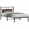 VidaXL Bed Frames Without Mattress Brown Oak 100x200 Cm 4106836