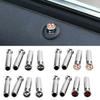 4PCS Car Door Pin Lock Knob Pull Pins Cover For Ralliart ASX Galant Mirage L200 EVO Xpander Pajero