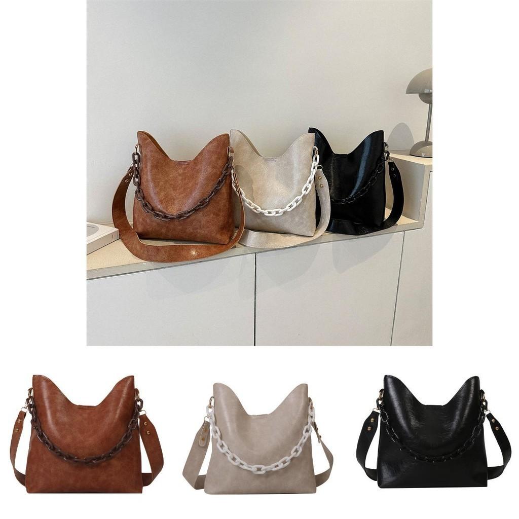 Fashionable Large Capacity Women's Bucket Bag 2023 Winter New Korean Version Trendy Shoulder Handbag