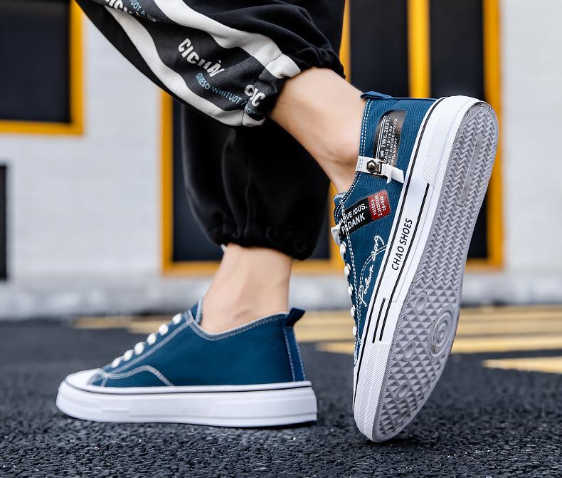 Men's Canvas Shoes, Men's Shoes, Casual Cloth Shoes, Trendy Lightweight Low-top Sneakers