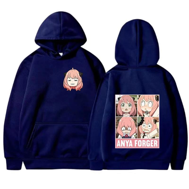 Harajuku Anime Spy X Family Plus Size Men's Hoodie Brand Hoody Y2K Clothes Vintage Fashion Long Sleeve Pullovers