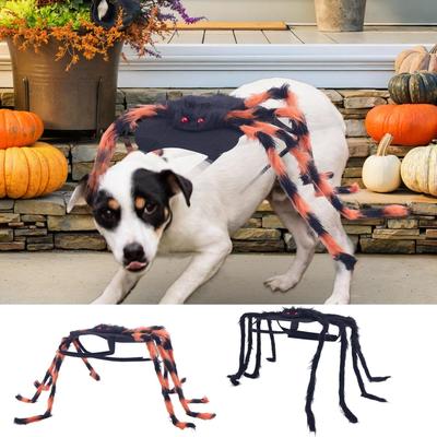 Halloween Dog Spider Costume Small Dog Halloween Spider Costumes Spooky Pet Cosplay Outfit Dress Up Accessories for Puppy Event