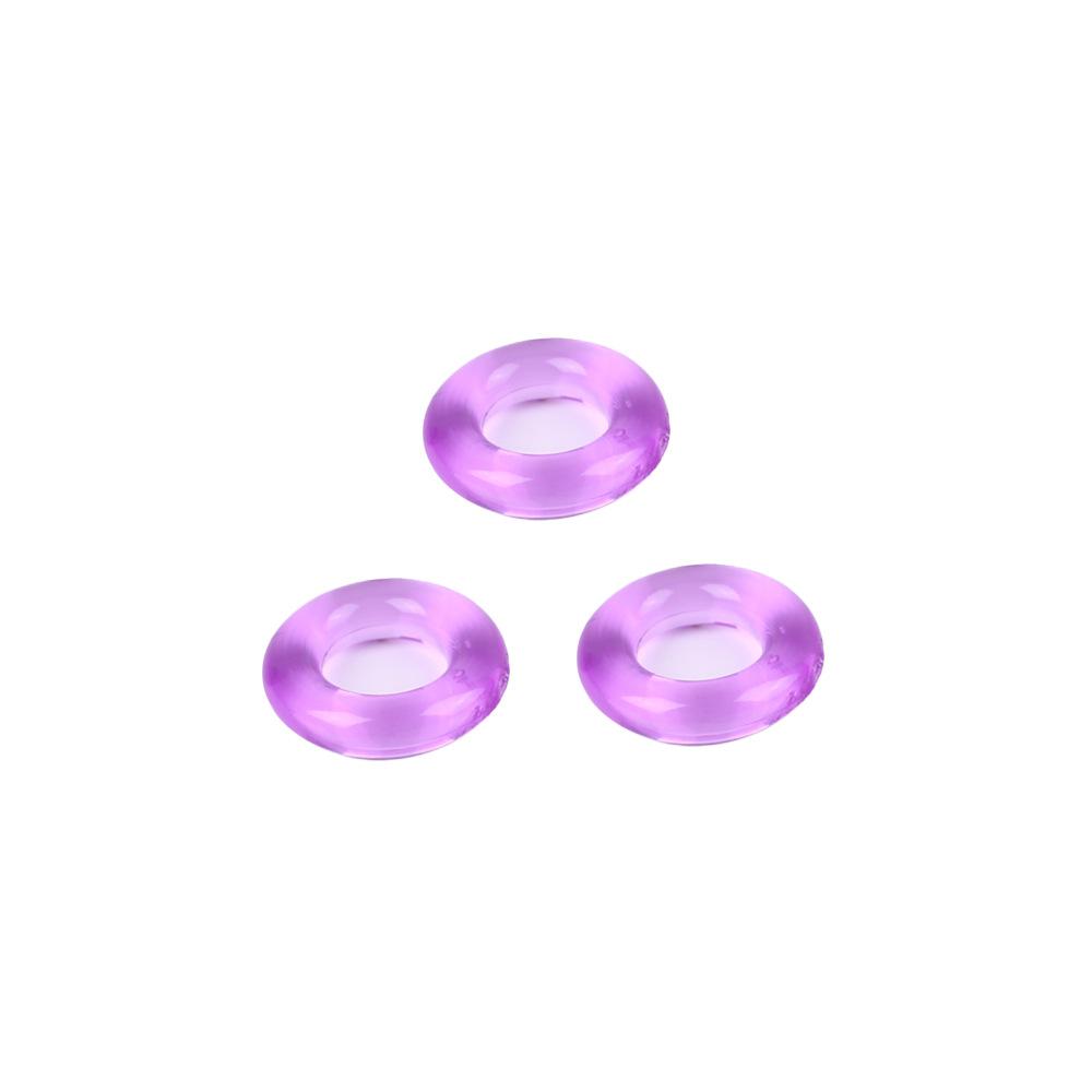 3pcs Male Penis Ring Delay Ejaculation Scrotal Trainer Binding Ball Stay Hard Beaded Cock Ring Sex Toys Gift For Men Gay Couple