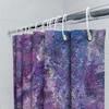 Abstract Bathroom Shower Curtain With Purple, Pink Blue Artistic Design Modern Home Decor For Bathtub 72 X 84 Inches (183Cm X 21