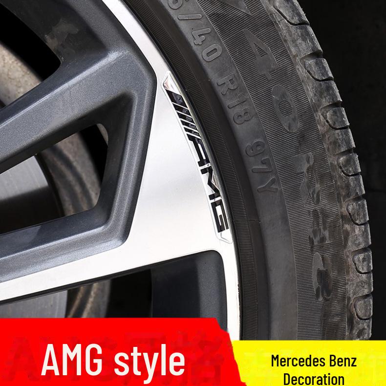 

Наклейки на диски Mercedes-Benz AMG и BMW Performance из алюминия и стали.