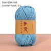 85M/roll Crochet Thread Macrame Rope 65% Cotton Wool Line Yarn  Knitter Crochet Bag
