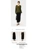 Women's Winter Knit Snowflake Velvet Skirt - Korean Style, Warm, Versatile, Loose Slimming, Back Slit Midi Skirt