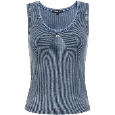Women's Retro Distressed U-Neck Knit Vest