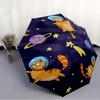 1pc Space Cats Automatic Open/close Umbrella, 8-Rib sturdy structure, Portable Travel Umbrella, Parties, Everyday Useb053