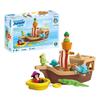 Playmobil junior 71769 peter pan et bâteau pirate, disney, 12 pièces, dès 12 mois