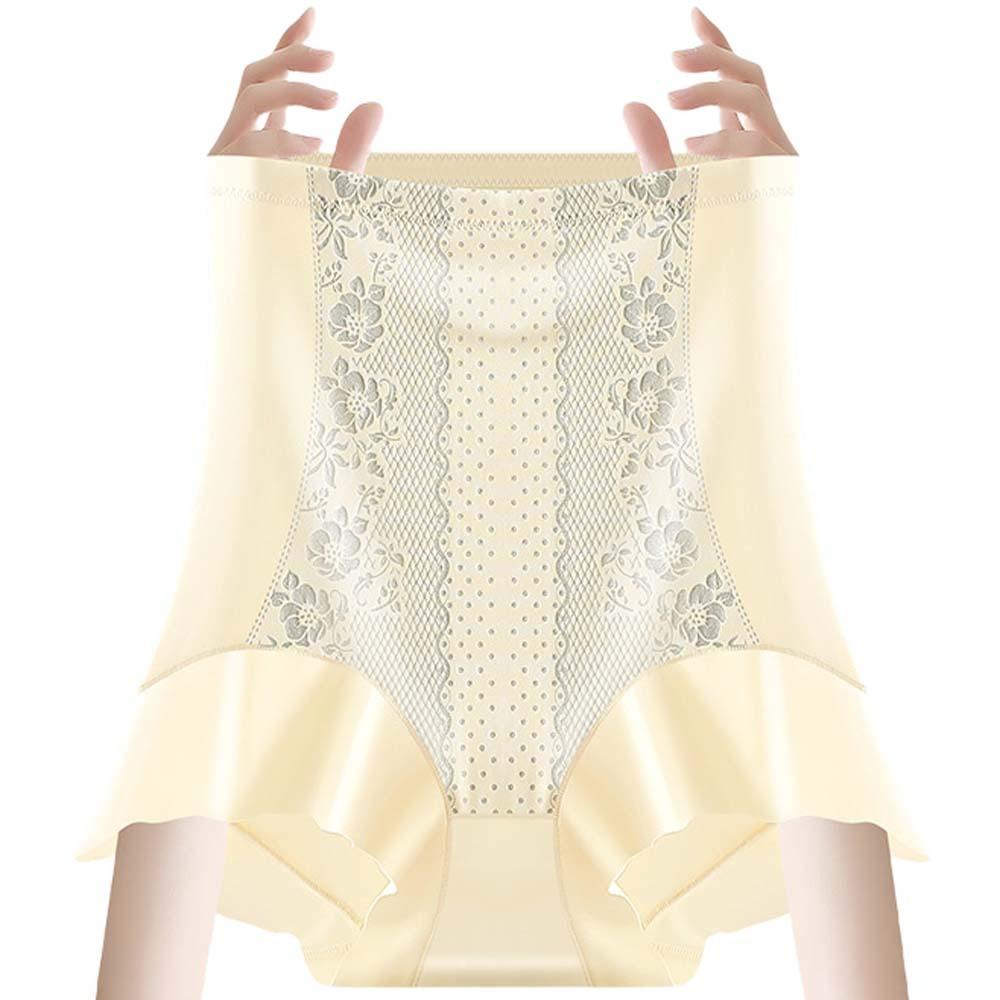 

High Waist Postpartum Body Shaper Flower Shapewear Seamless Underpants Belly Contracting Floral Panties Tummy Control Underwear L тілесний