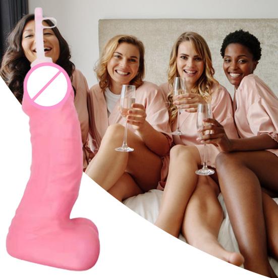 550ml Water Cup Large Capacity Funny Shape Leak-proof Easy To Clean Drink Water Carnival Prop Plastic Bachelor Party Spoof Water Cup Party Favor