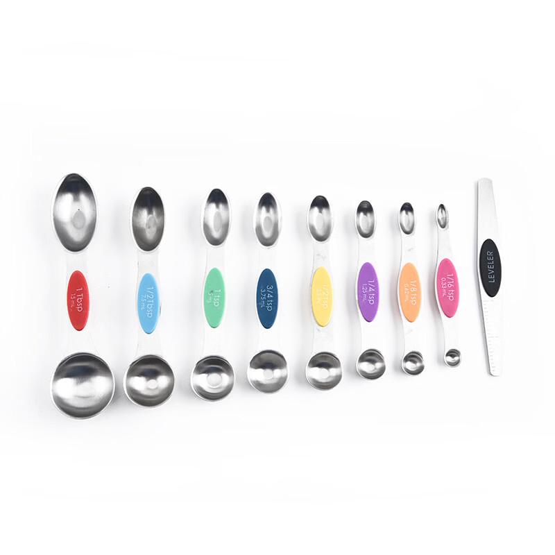MDNG Magnetic Double-Head Stainless Steel Measuring Spoon Set