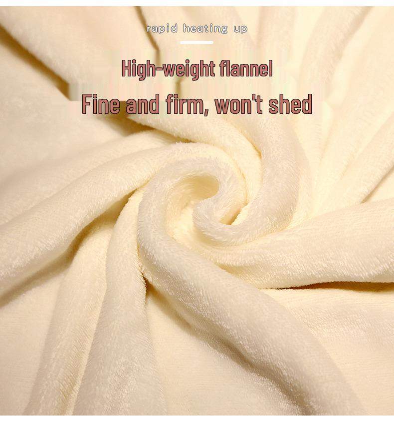 Cartoon Flannel Flower Blanket: Office Lunch Break, Small Quilt, Dormitory Shawl, Air Conditioning Cover.