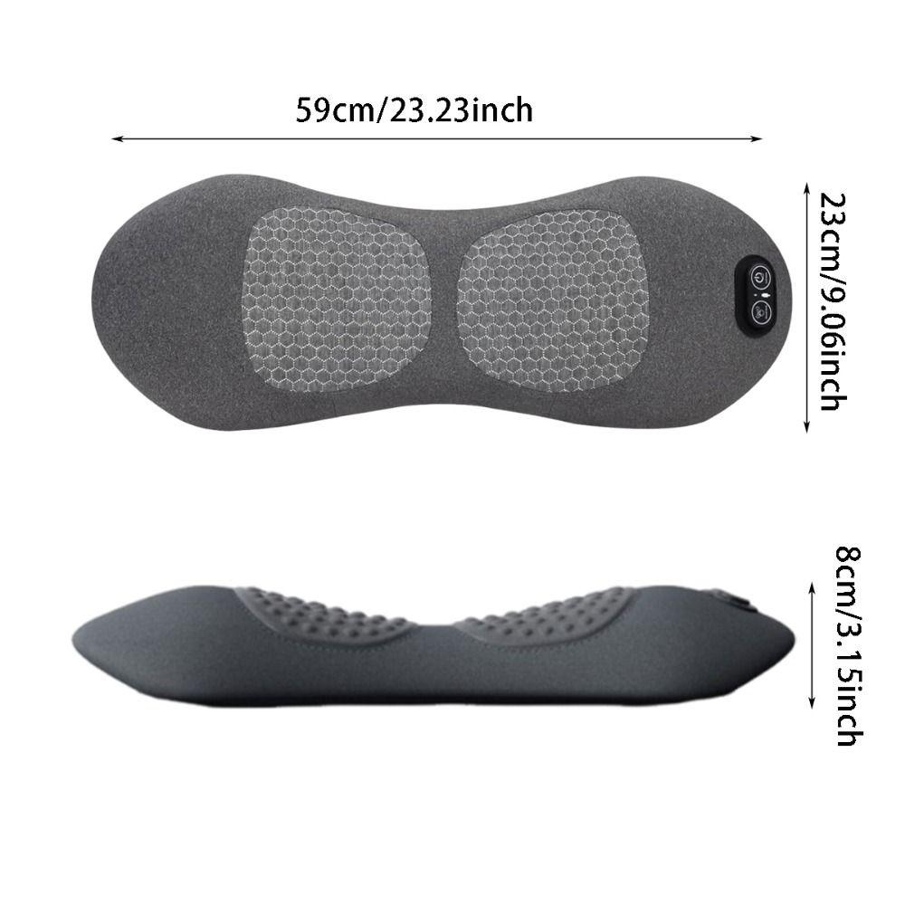 Vibrating Massage 3-in-1 Back Massager Heating Function Lower Back Massager  Car Use
