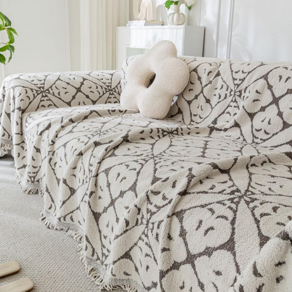 Copricuscino per Divano Copridivano Double Face Tessuto Jacquard Copridivano Universale Antiscivolo