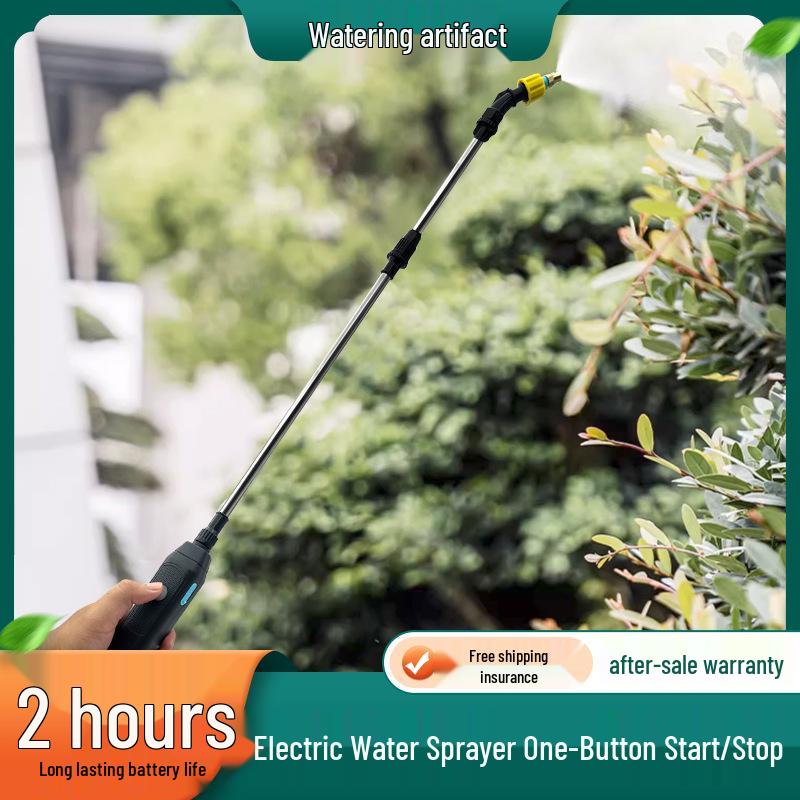 Rechargeable Electric Sprayer with 3m Water Pipe for Watering, Disinfection, and Pesticide Use in Home Gardens