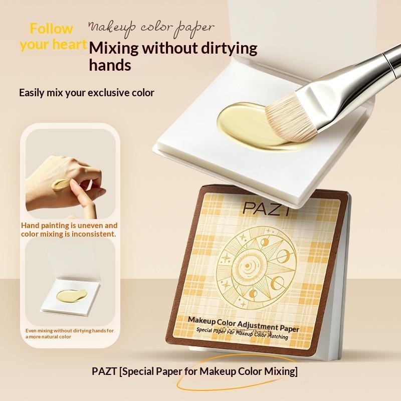 100 ks jednorázových papírků na míchání make-upu a nail art, voděodolné papírky na kreslení nail art, paletka na míchání make-upu, gelový lak na nehty, míchání rozmazaných barev