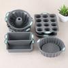 High-temperature Resistant Silicone Cake Mold, Chiffon Cookie, Toast Muffin Cup, Non-stick Cake Mold, Baking Mold