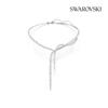 Swarovski Y Shape Rhodium Necklace 5748652