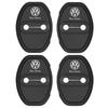 2/4Pcs Silicone Car Door Protective Cover Auto Door Locks Guard Shock Pads for Volkswagen VW R 4 Motion Caddy CC Golf 5 6 7 Bora