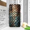 Creative Black Golden Scale Texture Printed Phone Case for Motorola Moto Edge 50 Fusion 60 40 30 Neo G34 G14 G85 G54 Soft Cover