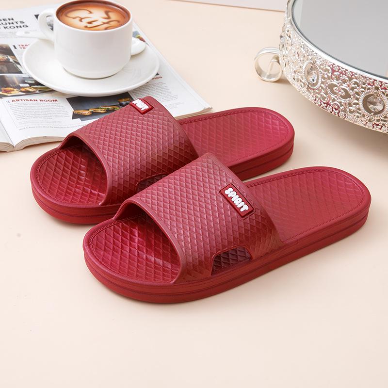 Spring-Summer Women's Leisure Flip-Flops: Outdoor PVC Flat Heel Slippers