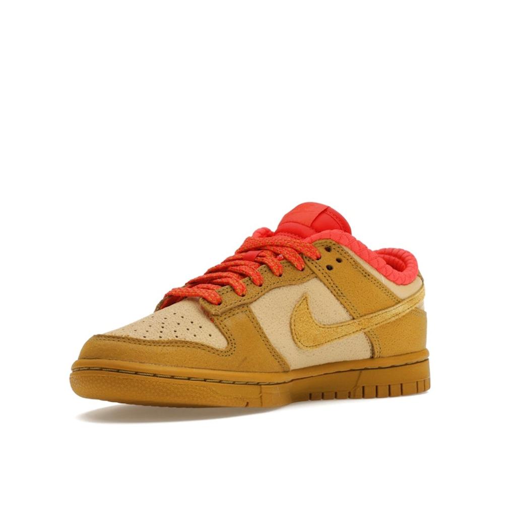Nike Dunk Low Bronzine Picante Red Women Sneakers Tan Sesame FQ8897-252