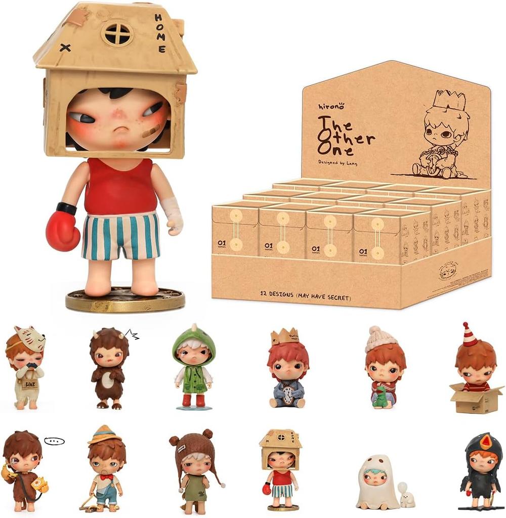 POP MART Hirono The Other One Blind Box Figures, Random Design Box Toys for Modern Home Decor