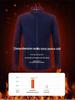Men's Double-Sided Fleece-Lined Long-Sleeve Shirt for Autumn and Winter