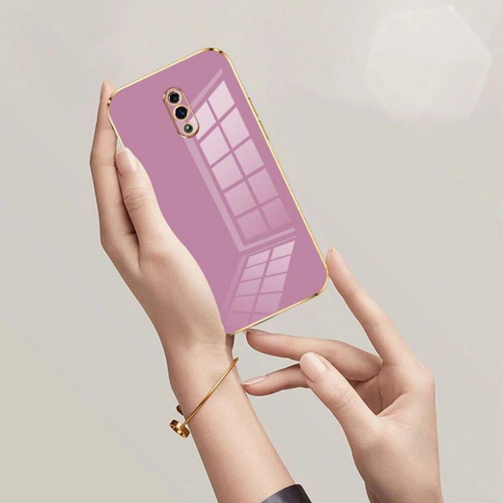 For Oppo Reno Case Camera Lens Protection For Oppo Reno Phone Case CPH1917 Cover Reno 6.4" Hard Matte Transparent Shockproof