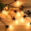 Solar G40 LED Decorative Waterproof String Lights for Outdoor, Patio, Camping, and Christmas.