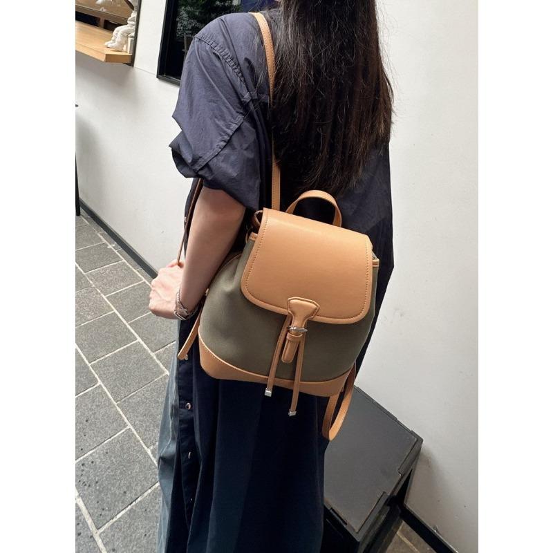 New cowhide leather high-end fashion backpack schoolbag shoulder crossbody handbag large-capacity women's bag