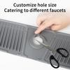 Faucet accessories Water Catcher Mat Silicone Sink Splash Pad Durable Faucet Mat  Kitchen Bathroom