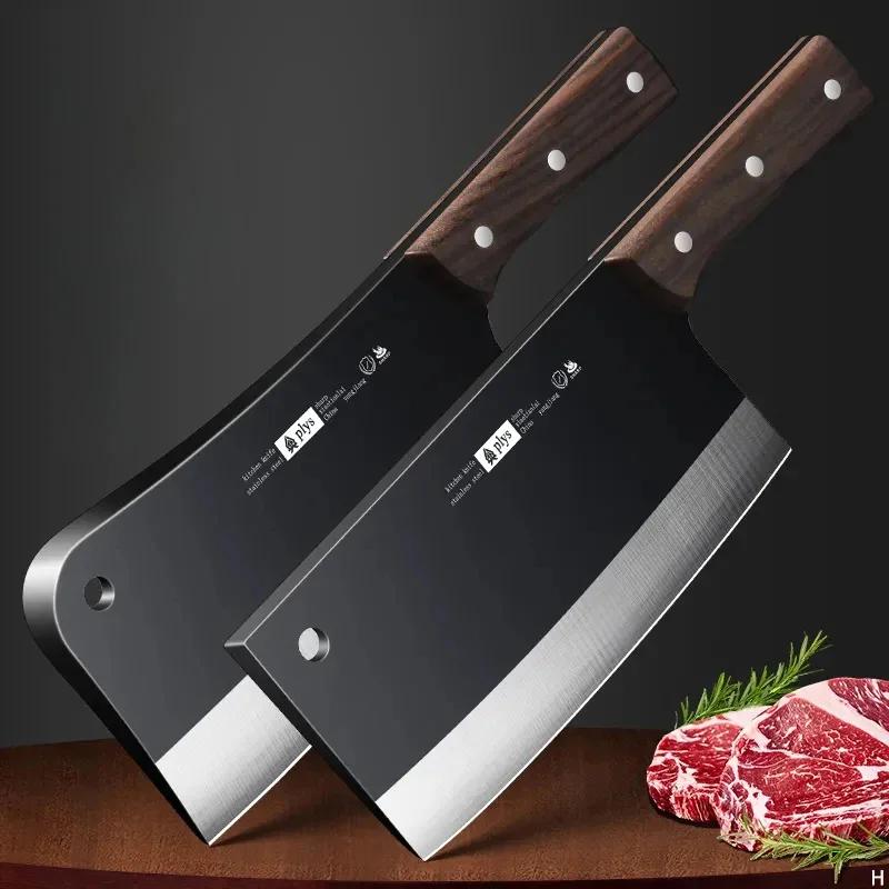 Stainless steel kitchen knife household knife set Kitchen meat slicer chopping knife Chopping knife Chopping knife set knife