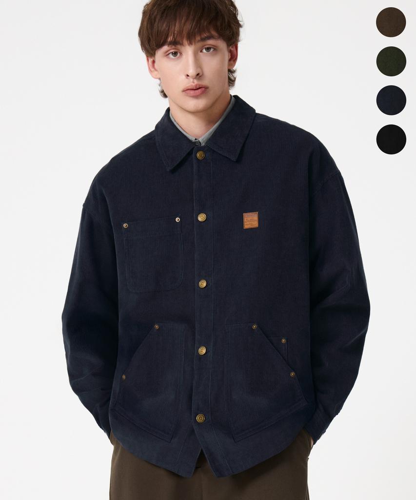 TRILLION Corduroy French Work Jacket_4Color
