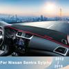 Capa para painel de carro, tapetes anti-UV, almofadas leves, acessórios para Nissan Sentra Sylphy 2012- 2014 2015 2016 2017