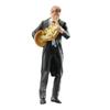 Resin Miniature Figures of Violin Players in 1/64 Scale Ideal for Long Term Decors and Artistic Projects