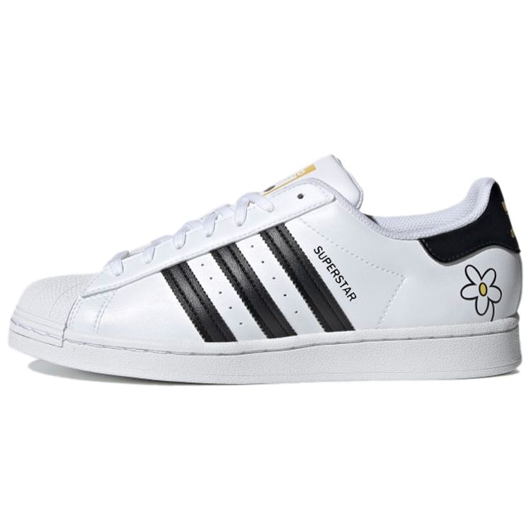 

Adidas Disney x Superstar Mickey and Minnie - Кроссовки унисекс Flowers For You White Cloud-White Core-Black GW2249
