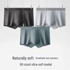 2026 Herren Antibakterielle Modal Boxershorts – Bequem, Atmungsaktiv, Große Größen, Vier-Ecken-Design.