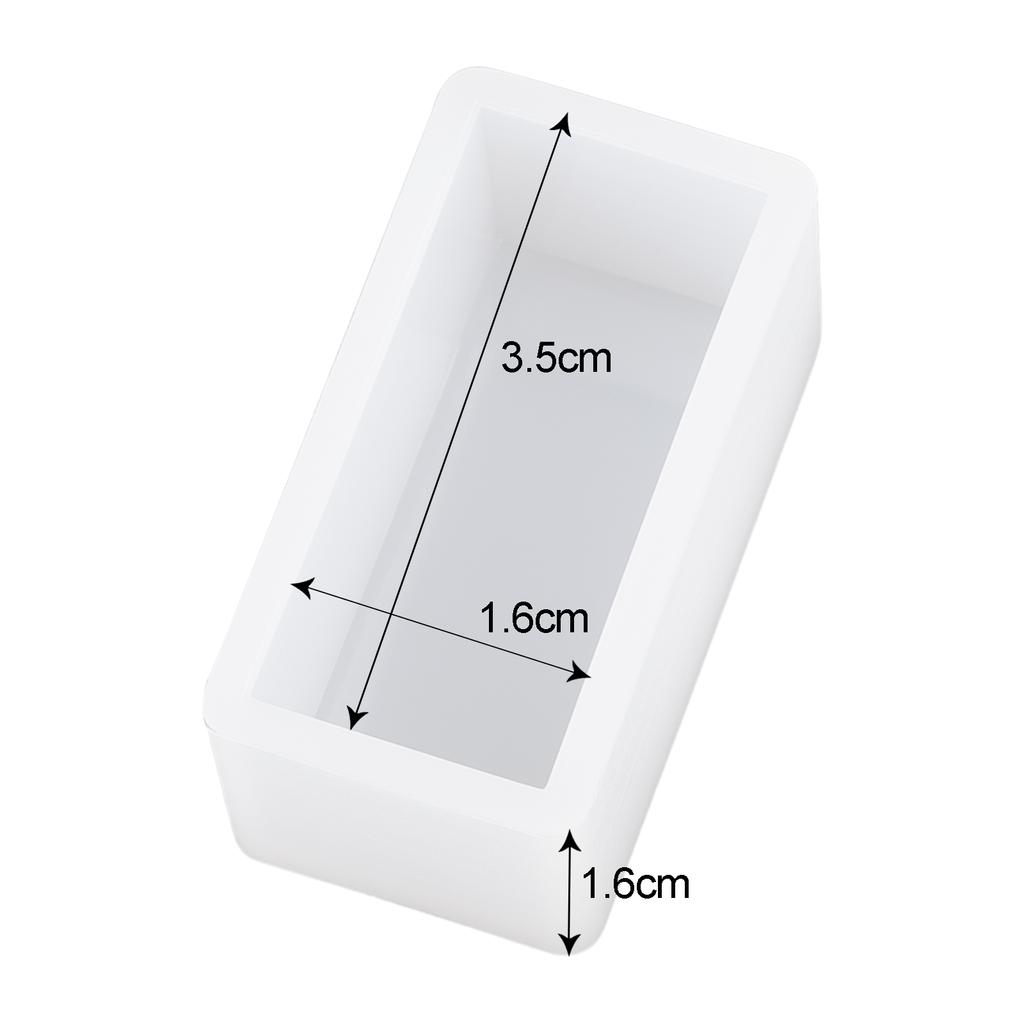 20/25/35/40/50mm DIY Silicone Pendant Mold Jewelry Making Cube Resin Casting Mould Craft Tool Crystal Epoxy Square Cylinder Mold