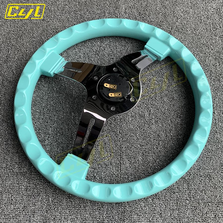 CYL Jdm Car Parts Universal ABS Steering Wheel 14inch 350mm Deep Dish Racing Drifting Steering Wheel