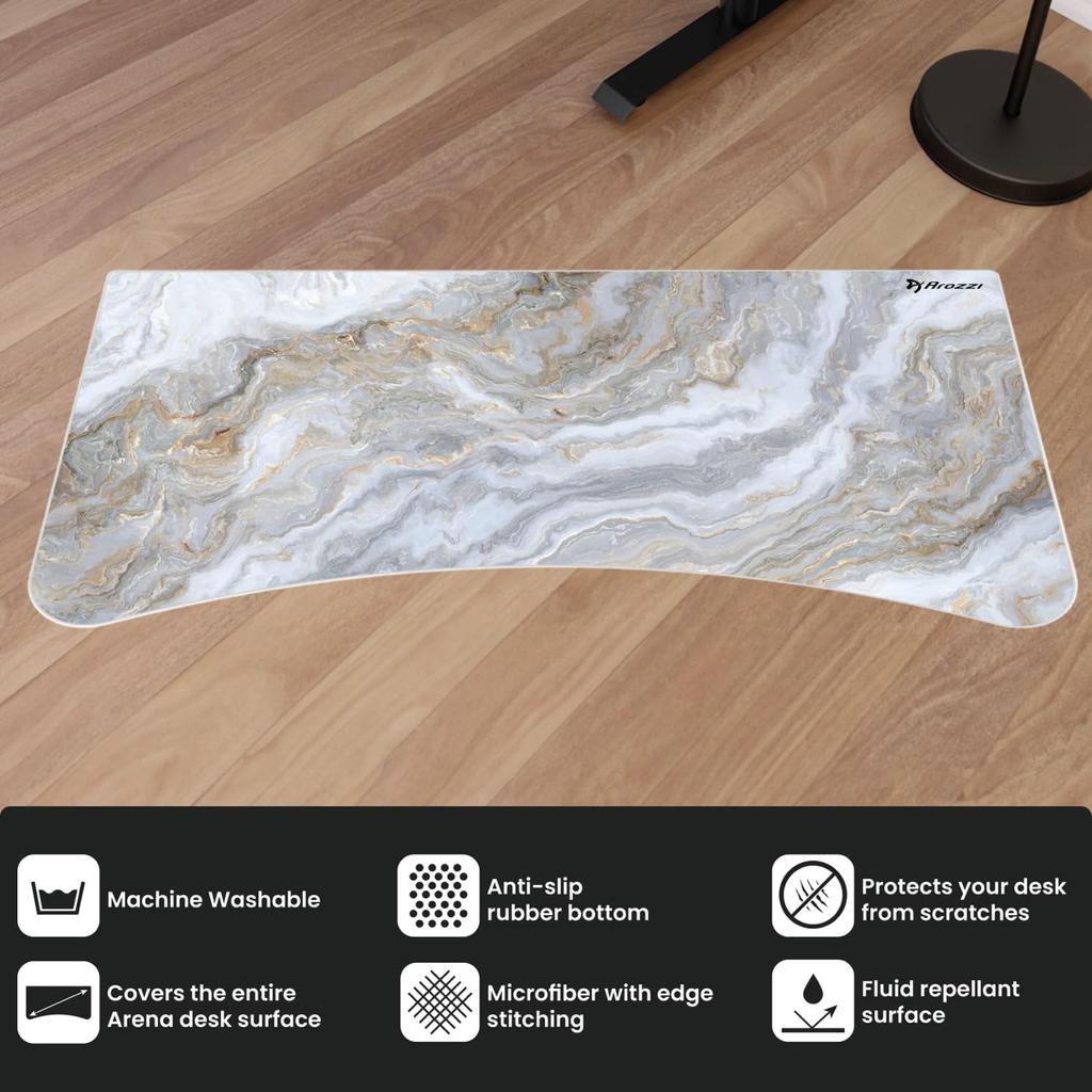 Arozzi Custom Desk Mouse Pad Arena Desk Pad D032 Custom Desk Mouse Pad for Arena Gaming Desk Waterproof Washable ARENA-D032 []