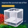 2PCS Aquariums Spawning Box Isolation Container For Fish Breeding Safe Separation Of Aggressive Species And Newborns Fry