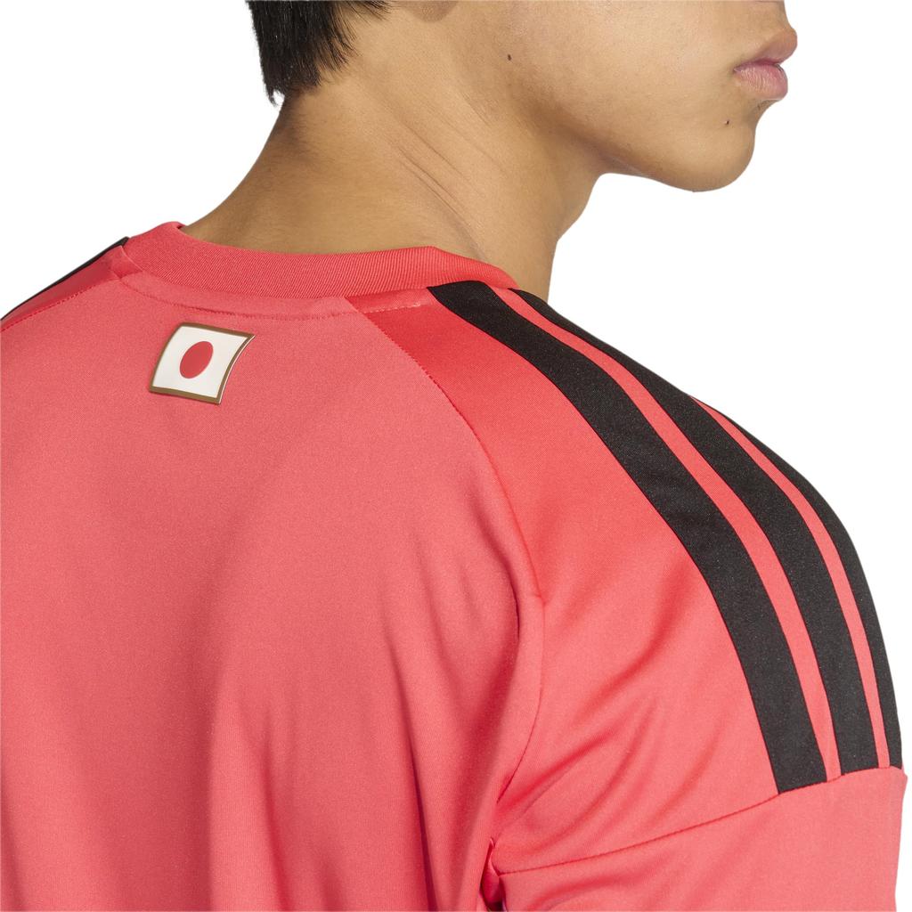 Adidas Men's 2026 Japan National Football Team Home Goalkeeper Replica Long Sleeve T-Shirt, WY080, Semi-Red (KA9649), Size M