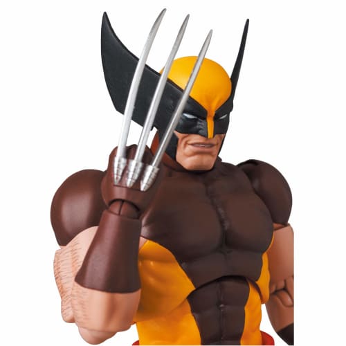 Medicom Toy MAFEX No. 138 WOLVERINE (BROWN COMIC Ver.) Pre-painted Action Figure, Approximately 145mm Tall