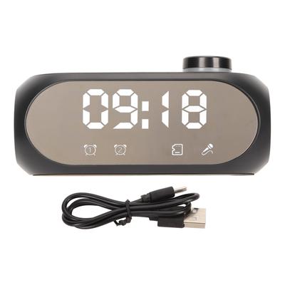 Kabelloser Bluetooth-Lautsprecher RGB-Beleuchtung Starker Bass Temperaturanzeige Sprachansage UKW-Radio