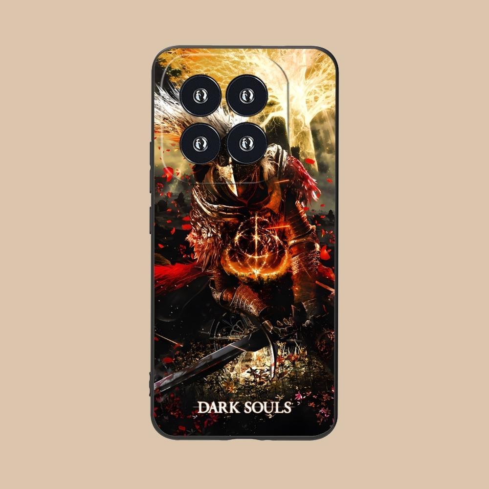 Dark Souls Smart Mobile Cell Phone Case for Xiaomi 14 13 12 11 10 9 T Ultra Lite Pro S SE X 5G Black Soft Phone Cover Shell